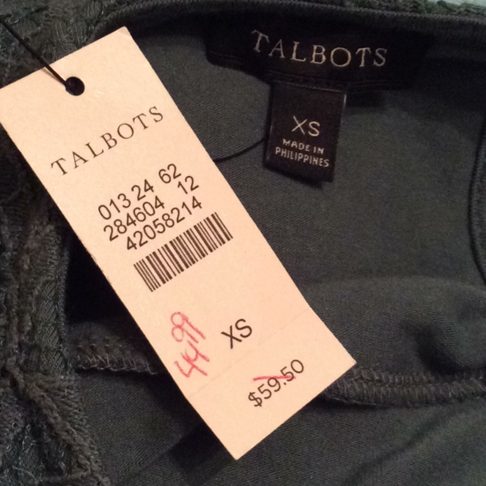 ❌ SALE  ❌ 💚 Talbots Dressy Sleeveless Lace Blouse - Picture 5 of 7